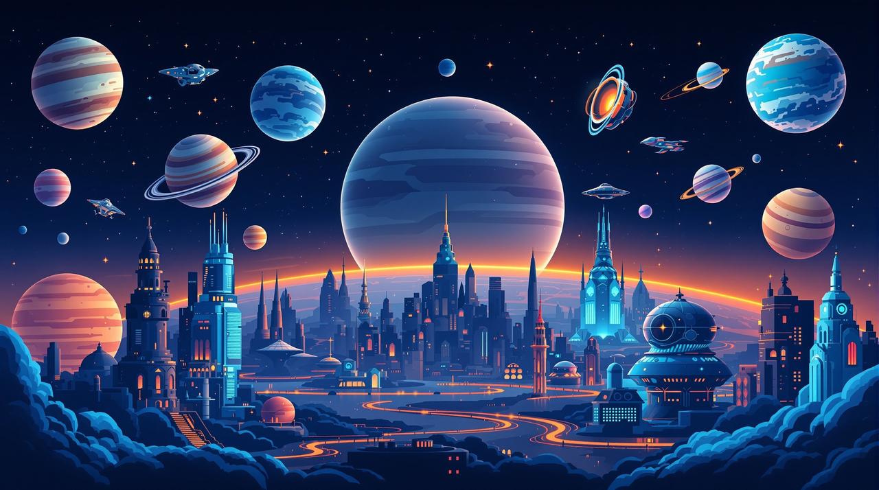 老湿电影院专题 - 科幻宇宙横幅